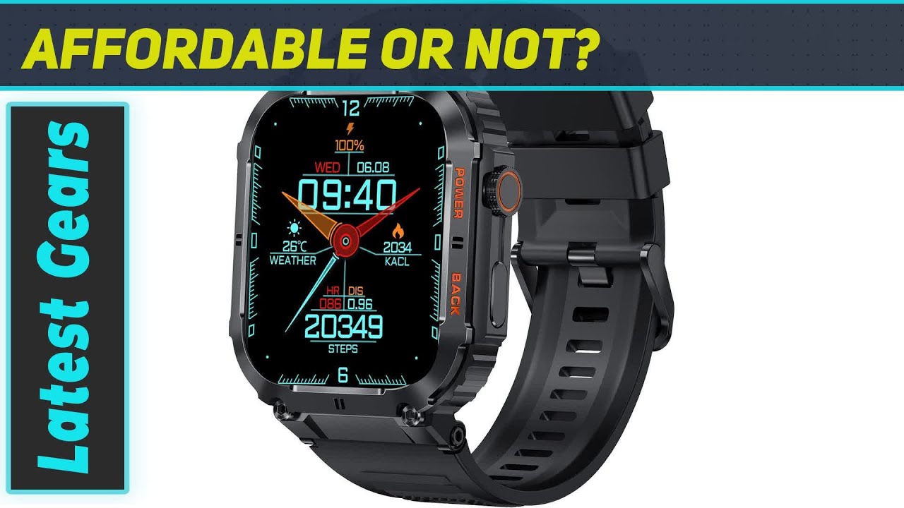 Tiwain K70 Military Smart Watch Review Tactical Excellence! YouTube