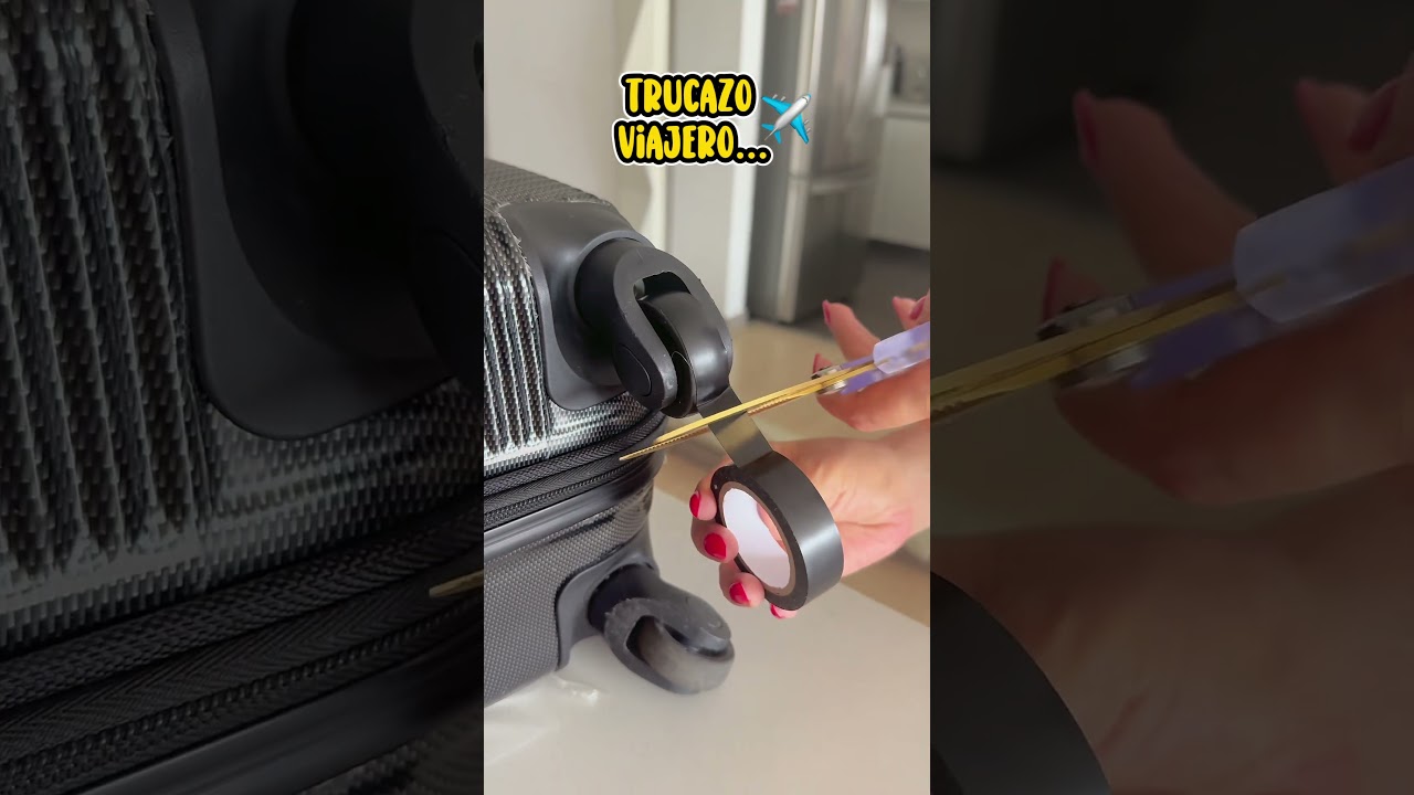 Protege las llantas de la maleta con este trucazo 