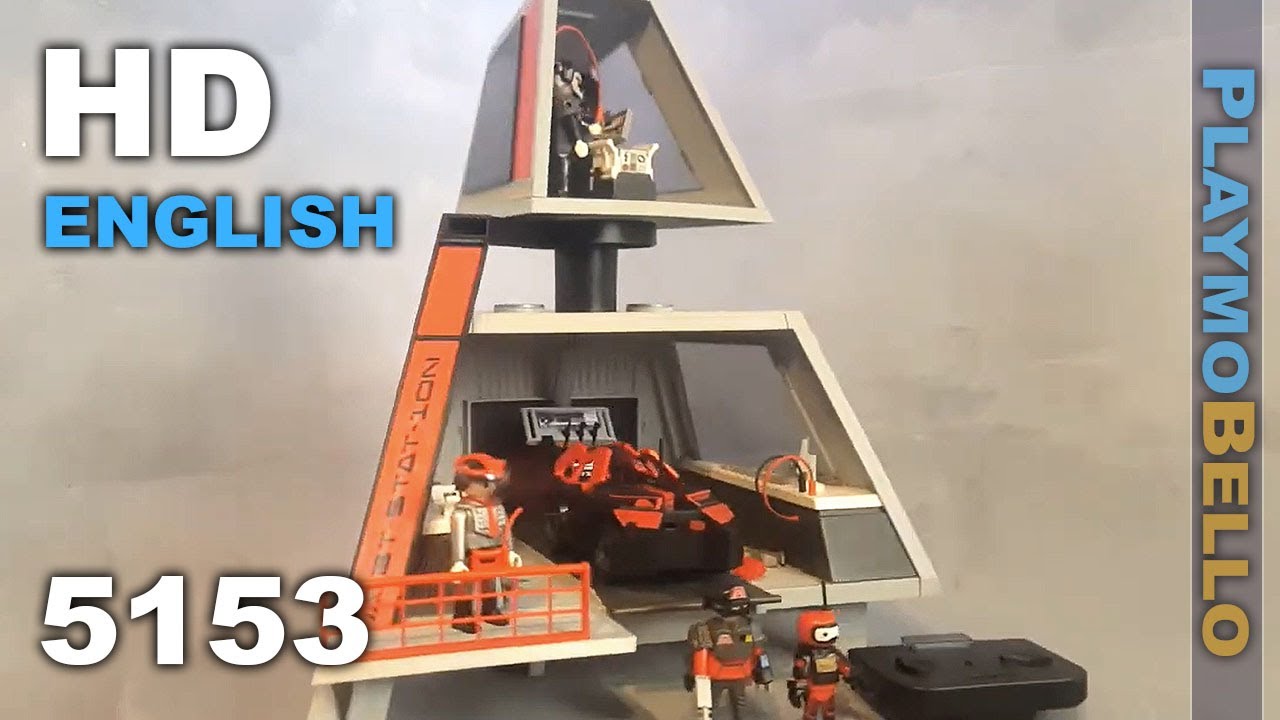 (2012) Playmobil 5153 Dark Rangers Headquarters, Future Planet (Playmobil set REVIEW)