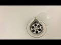 New sinkdrain with new sinkplug 38.5 mm with little key ring & chain with loud gurgling sound
