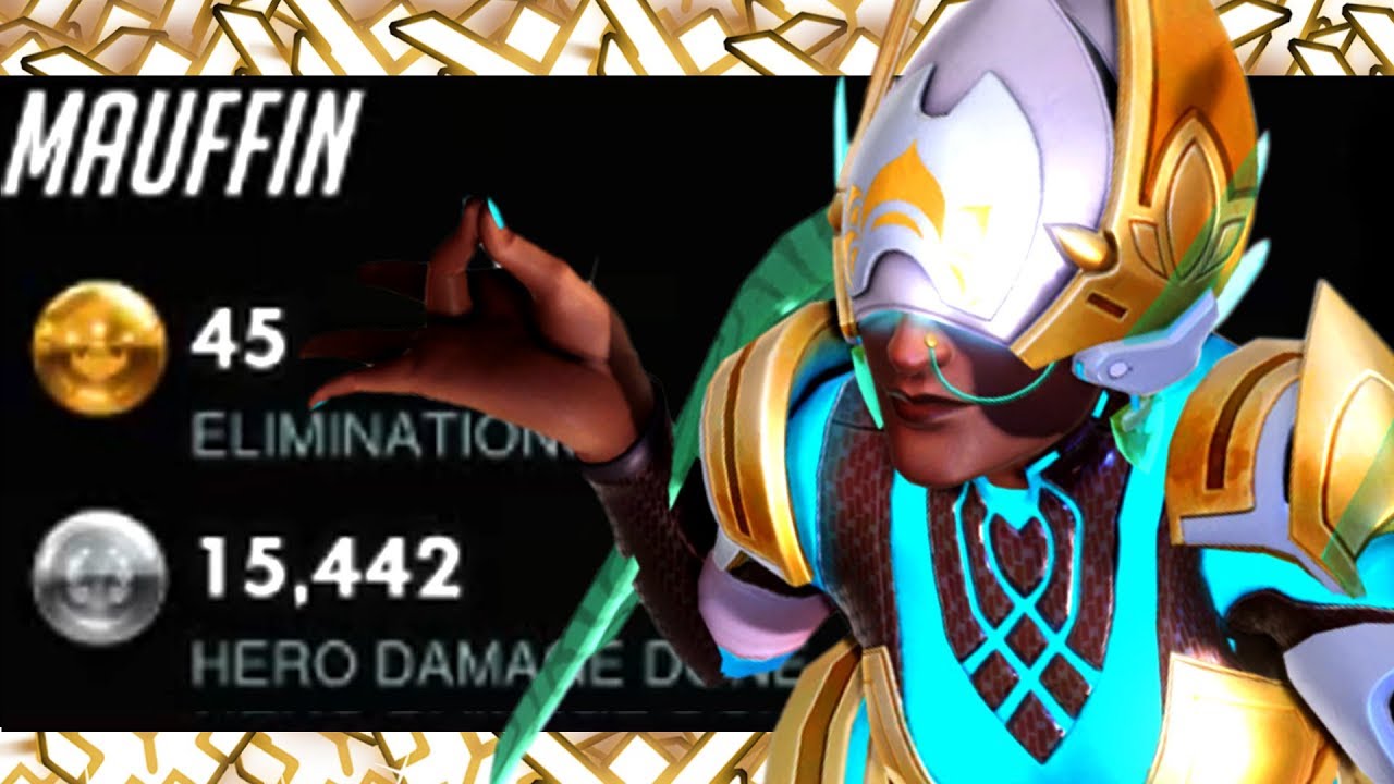 MOUFFIN DOMINATING AS SYMMETRA! 45 ELIMS! [ OVERWATCH SEASON 18 TOP 500 ]
