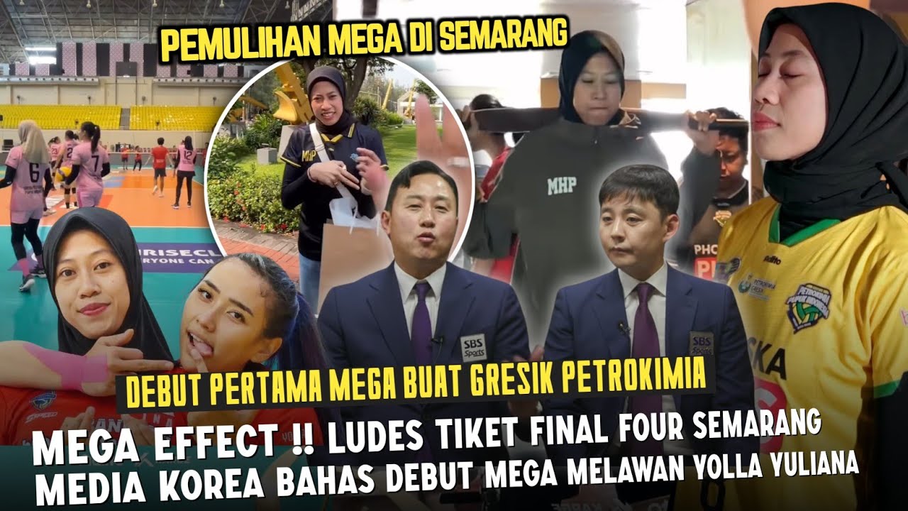 TERBARU‼️SIANG INI DEBUT MEGA PETROKIMIA DI GOR JATIDIRI SEMARANG "LAGI2 LAWAN YOLLA DI FINAL FOUR"