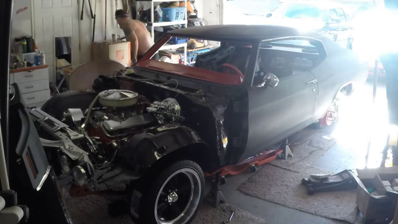 1970 Chevelle - Body Install - Time Lapse - 111316 - YouTube
