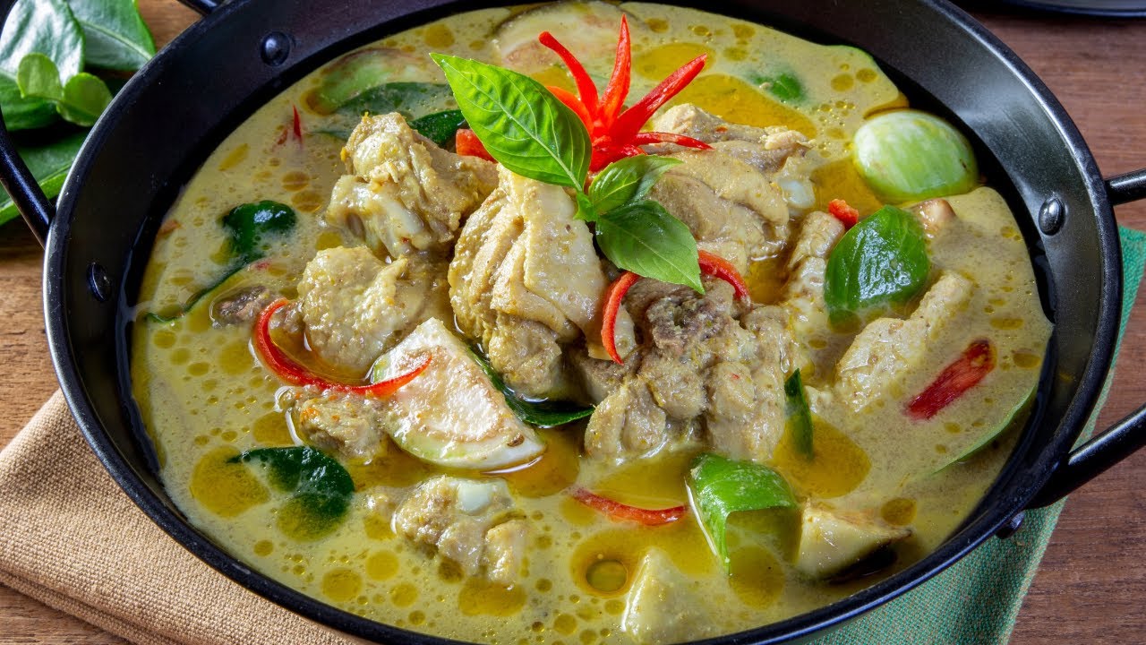 How to make the BEST THAI GREEN CURRY FOR BEGINNERS - YouTube