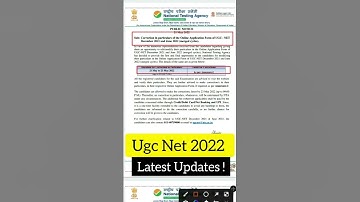 ✅ Ugc Net 2022 : Latest Updates ।। Ugc Net Correction Window last date #Ugcnet #ntanet #ugcnet2022