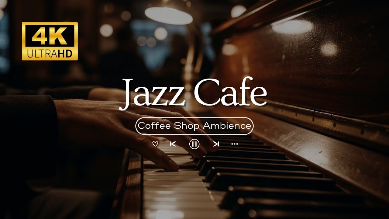 Cozy Coffee Shop With Smooth Piano Jazz Music For Relaxing, Studying ...
