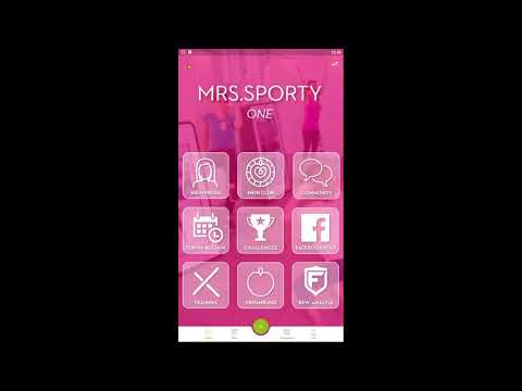 Wie komme ich in die Mrs.Sporty ONE App