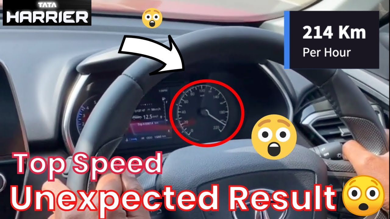 Ride alene Korrespondance Harrier top speed | tata harrier highest speed | tata harrier top speed  test | tata harrier - YouTube