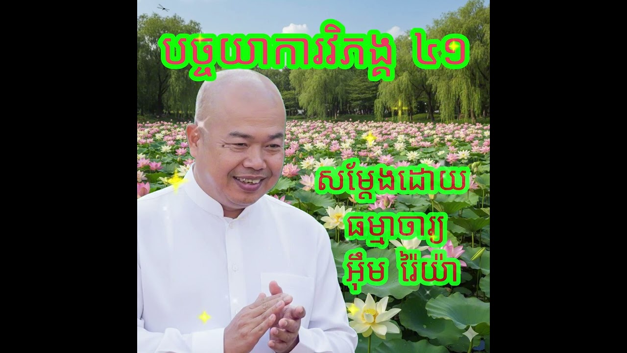 បច្ចយាការវិភង្គ ឬបដិច្ចសមុប្បាទធម៌​ ៤១ 