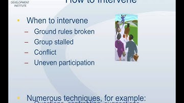 CDI Course - Facilitating Group Decision-Making and Problem-Solving
