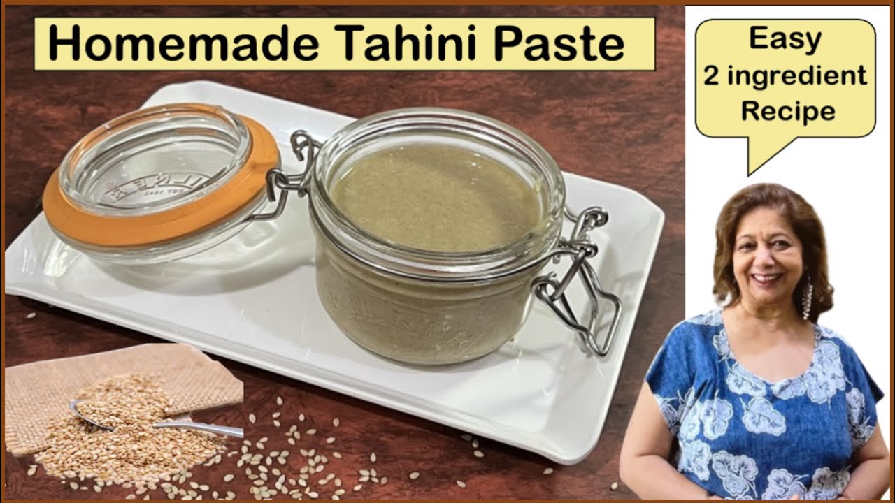 Easy Tahini Sesame Paste - The Matbakh