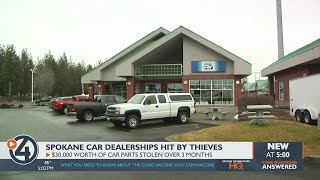 Spokane car dealerships hit by thieves