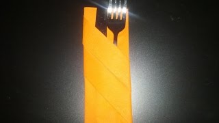 Servietten Falten Bestecktasche Falten