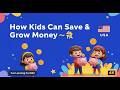 How Kids Can Save &amp; Grow Money 💰 | Fun Learning for Kids ✅