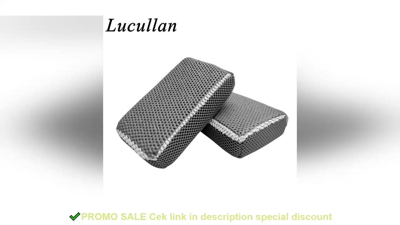 Lucullan Dual Sided Design Clay Scrubber Clay Bar Alternative Sponge For Scrubbing Clay Work&Deep Cl