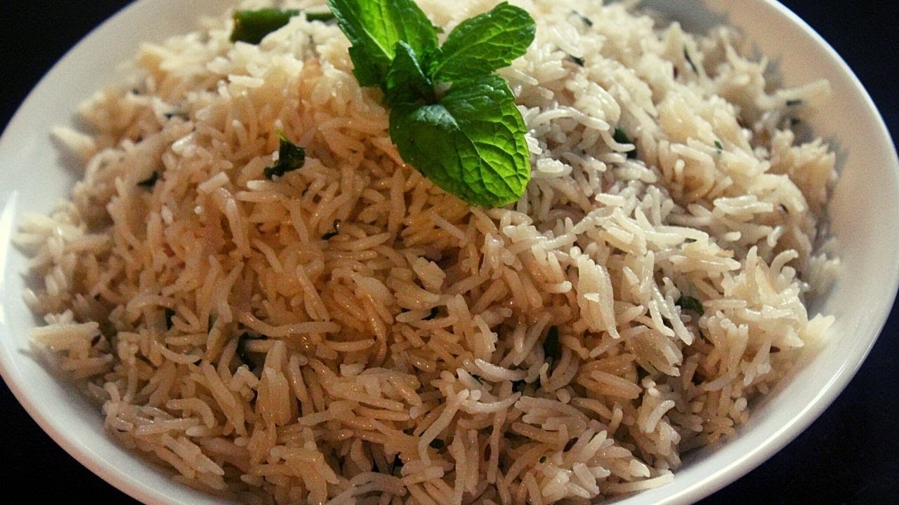 hyderabadi bagara rice-bagara khana-bagara annam (plain biryani for lunch/dinner) | Yummy Indian Kitchen