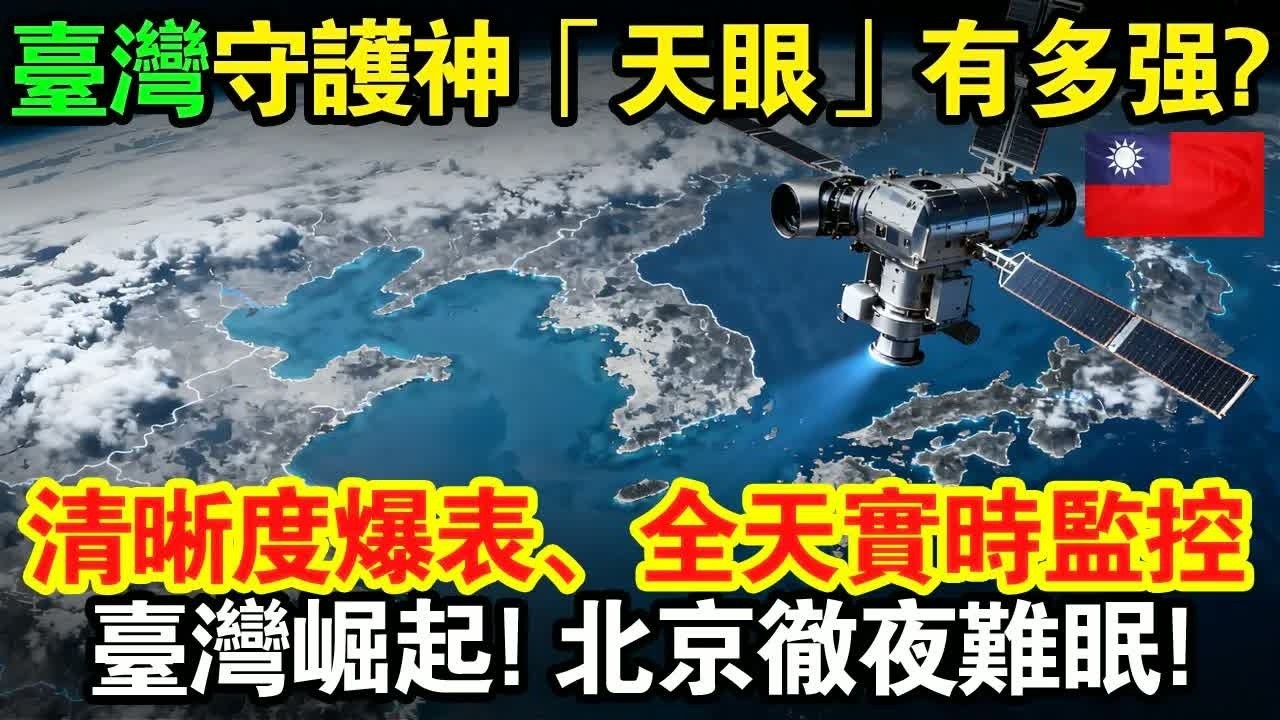 台灣守護神「天眼」有多強？清晰度爆表、全天實時監控，不靠美國，台灣齊柏林衛星震驚世界，台灣掘起！北京徹夜難眠！#taiwan #台灣 #台灣故事 #台灣文化 #台灣科技 #台灣經濟