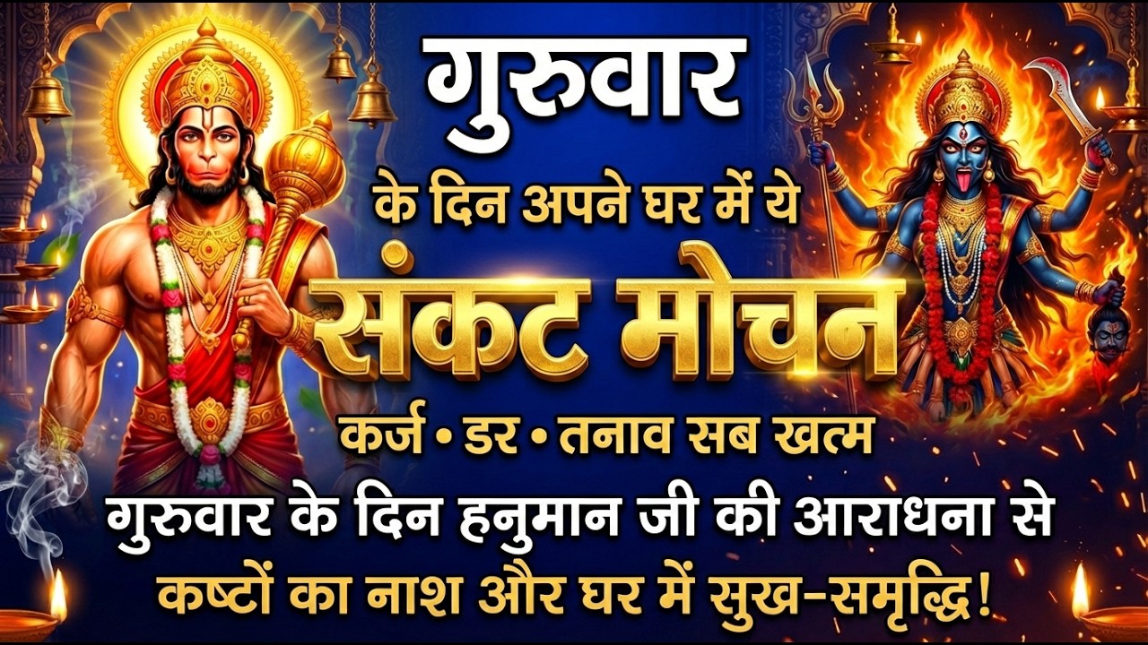 गुरुवार के दिन यह संकट मोचन घर में चलाकर रखें, सभी दुख-कष्ट जड़ से खत्म 🚩| Sankat Mochan #hanumanji
