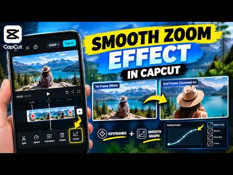 ⚡️ CAPCUT KEYFRAME HACK: How to Use Keyframes for Smooth Zoom In Effect in CapCut Mobile