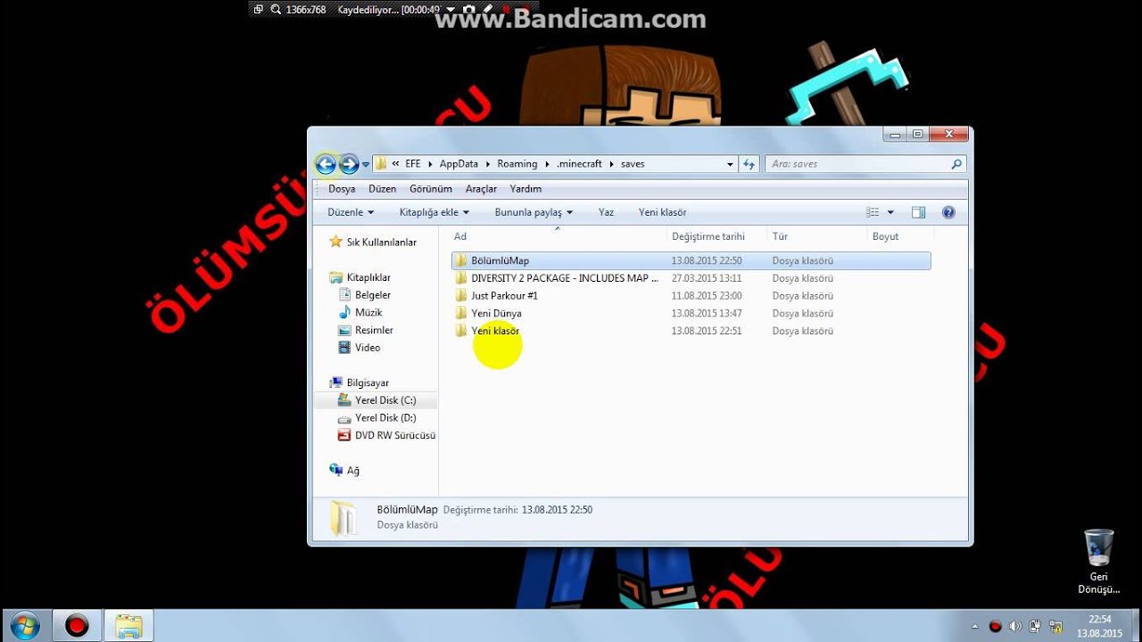 Minecraft nasıl map indirilir (sesli anlatım) - YouTube