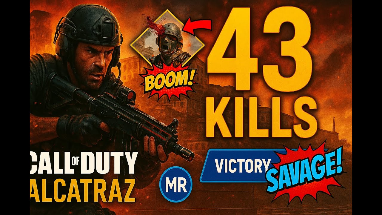 43/40 Kill Gameplay (Full Match) - COD Mobile Alcatraz Solo vs Squad ...