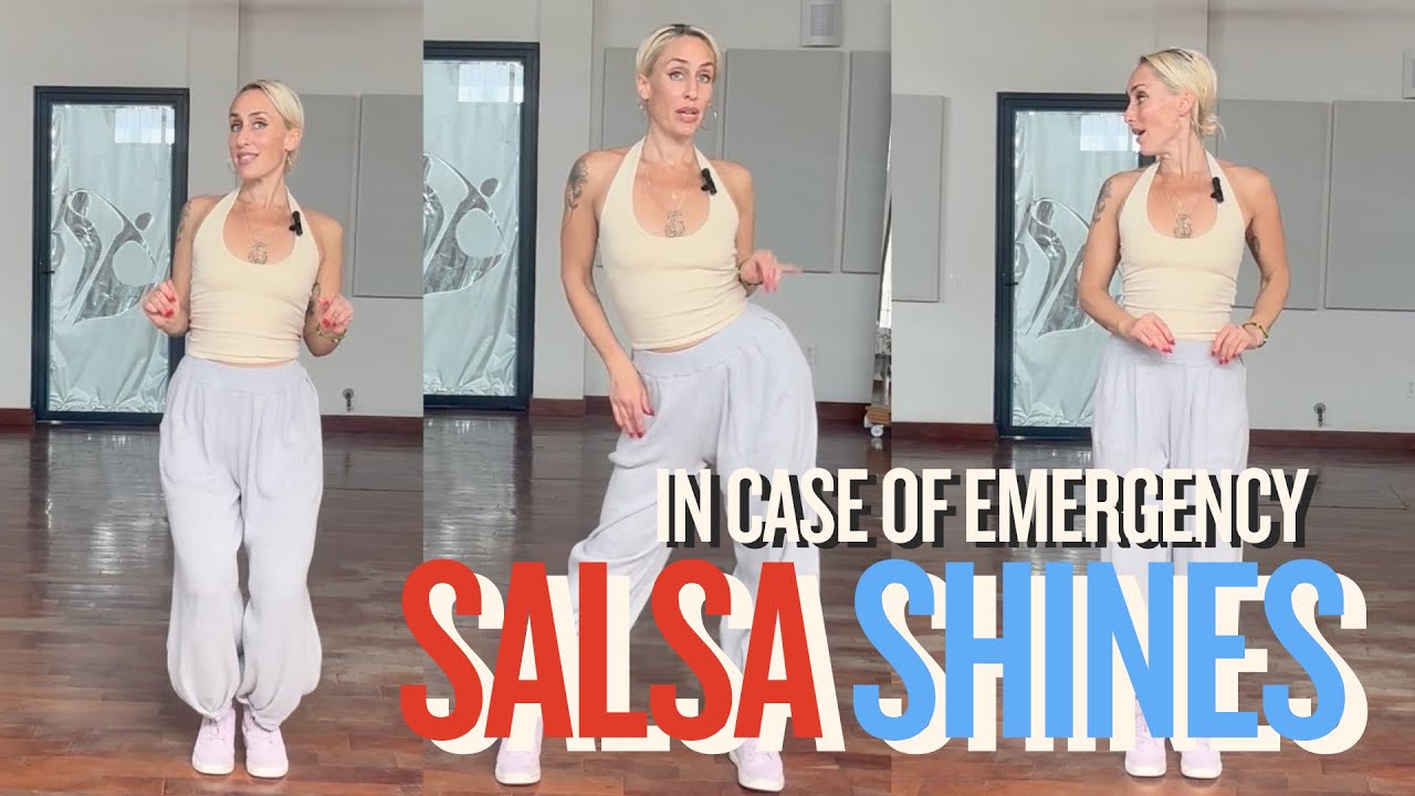 🚨In Case Of Emergency Salsa Shines - 5 Super Simple Movements In Place