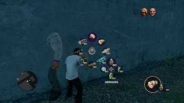 Saints Row the Third: Oleg stuck in a wall
