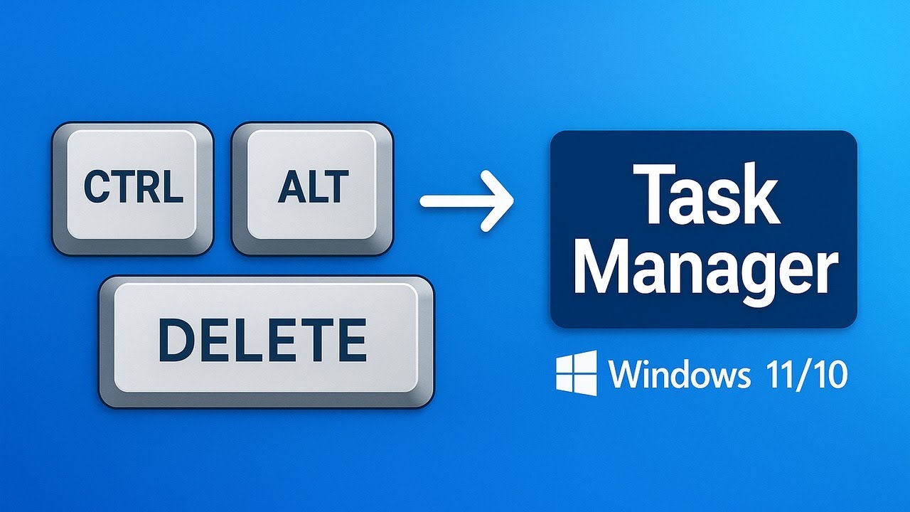 Control Alt Delete Task Manager Ctrl + Alt + Delete: Open Task Manager Fast (Windows 11/10, 2025) - YouTube
