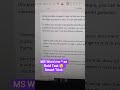 MS Word me * se Bold Text 😲 Smart Trick