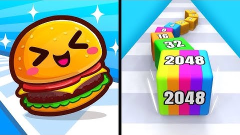 FOOD RUN VS JELLY RUN 2028 3D New Levels Big New Max Gameplay. LEVEL 999