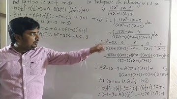 Lec53 Integration : Integration by Partial Fraction, three linear factors : Exercise 3.4-7,15