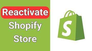 How to Reactivate Shopify Store!