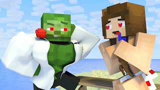 Best love story | ZomBo MACHO | Minecraft animation Life of Zomma & Zombo