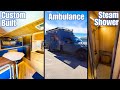 Ambulance Conversion with STEAM Shower