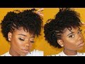 EVERYDAY HAIRSTYLE FOR SHORT (Awkward length) 4C/B Natural Hair