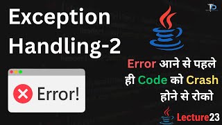 Celebrity #23 Java Exception and Error Handling | Java Tutorials for Beginners in Hindi Wealth