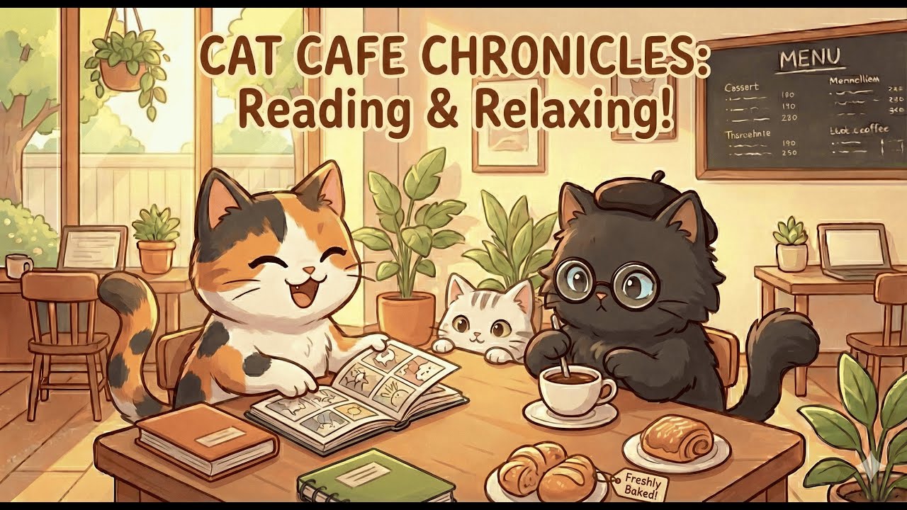 Morning Coffee Study Lofi ☀️☕ 1 Hour Cafe Beats 🎵 Cozy Instrumental ✨ Focus / Chill 🍪
