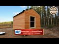 I Built an Off Grid Tiny Cabin From Scratch Woodworking Plans