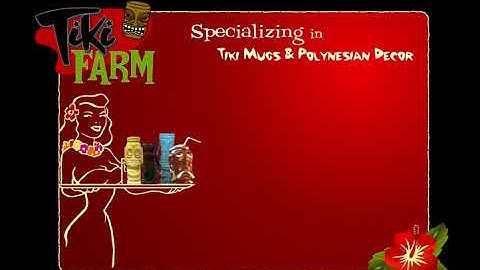 Tiki Farm - Website Flash Intro - Hula Girl Design