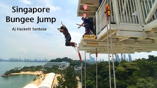 VLOG/여행 브이로그/싱가포르 센토사 번지점프 [Singapore - AJ Hackett Sentosa Bungee Jump]