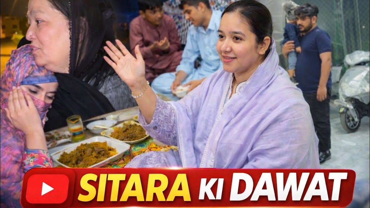Sitara ki Dawat Main bhi Ama ki Beti hu mere liye Scooty dekhny gaye Hamza daily Vlog 