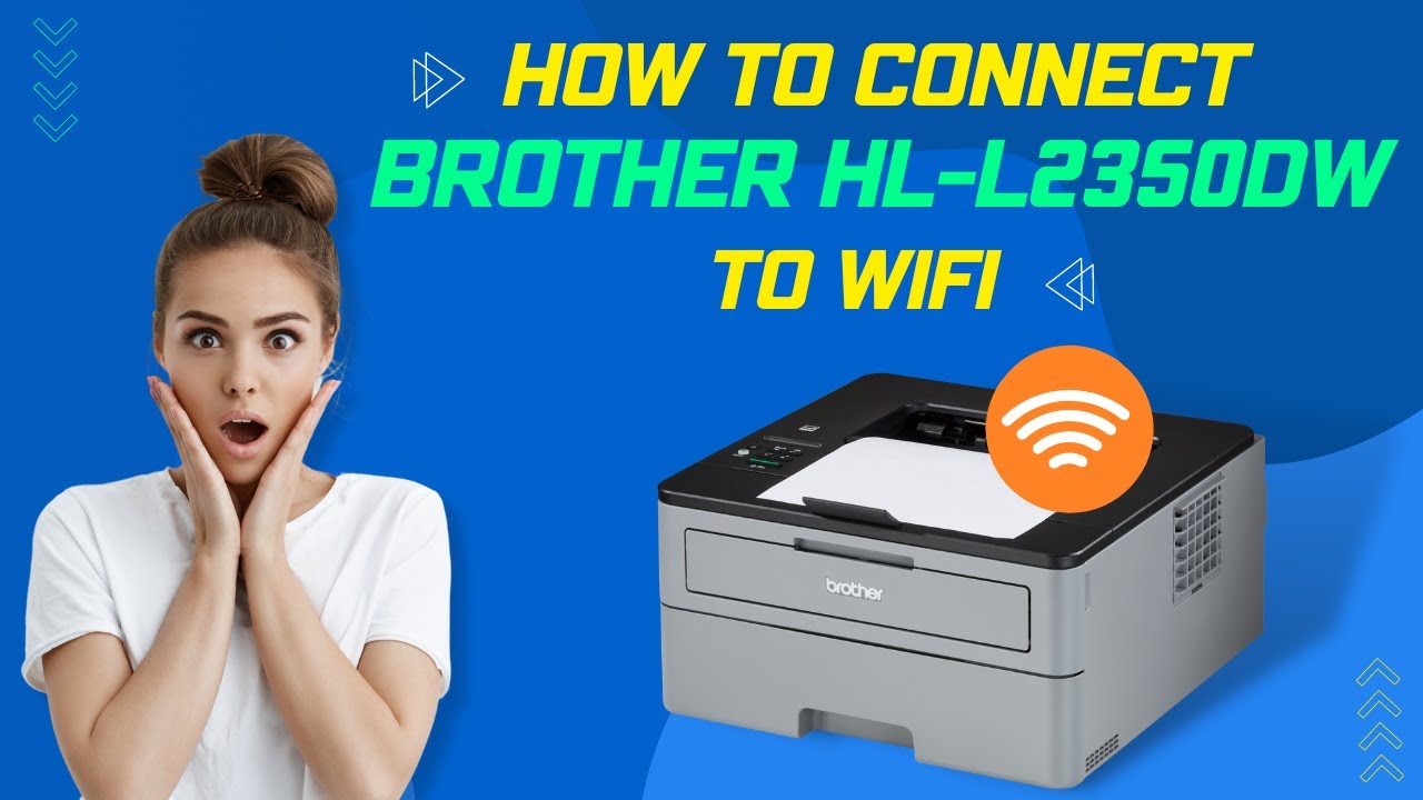 Brother HL- L2350DW Laser Printer Unboxing and Wireless Setup