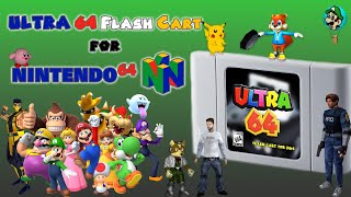 Nintendo 64 Library! Ultra 64 Flash Cart for N64!