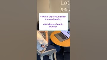 Software Engineer/Developer Interview Question: 433. Minimum Genetic Mutation