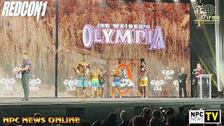 2022 IFBB Pro League Men’s Physique Olympia Finals Confirmation Of Scoring Round &amp; Awards 4K Video