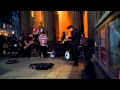 Awesome Australian SASKWATCH LIVE STREET GIG EDINBURGH 2012