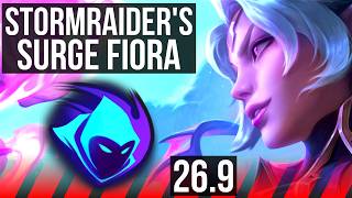 FIORA vs NASUS (TOP) | Stormraider's Surge, 54K damage | EUW Master | 26.9