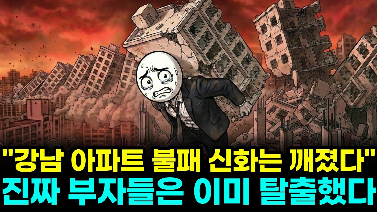 거래량 -90% 폭락, 강남 0.1%가 지금 탈출하는 이유