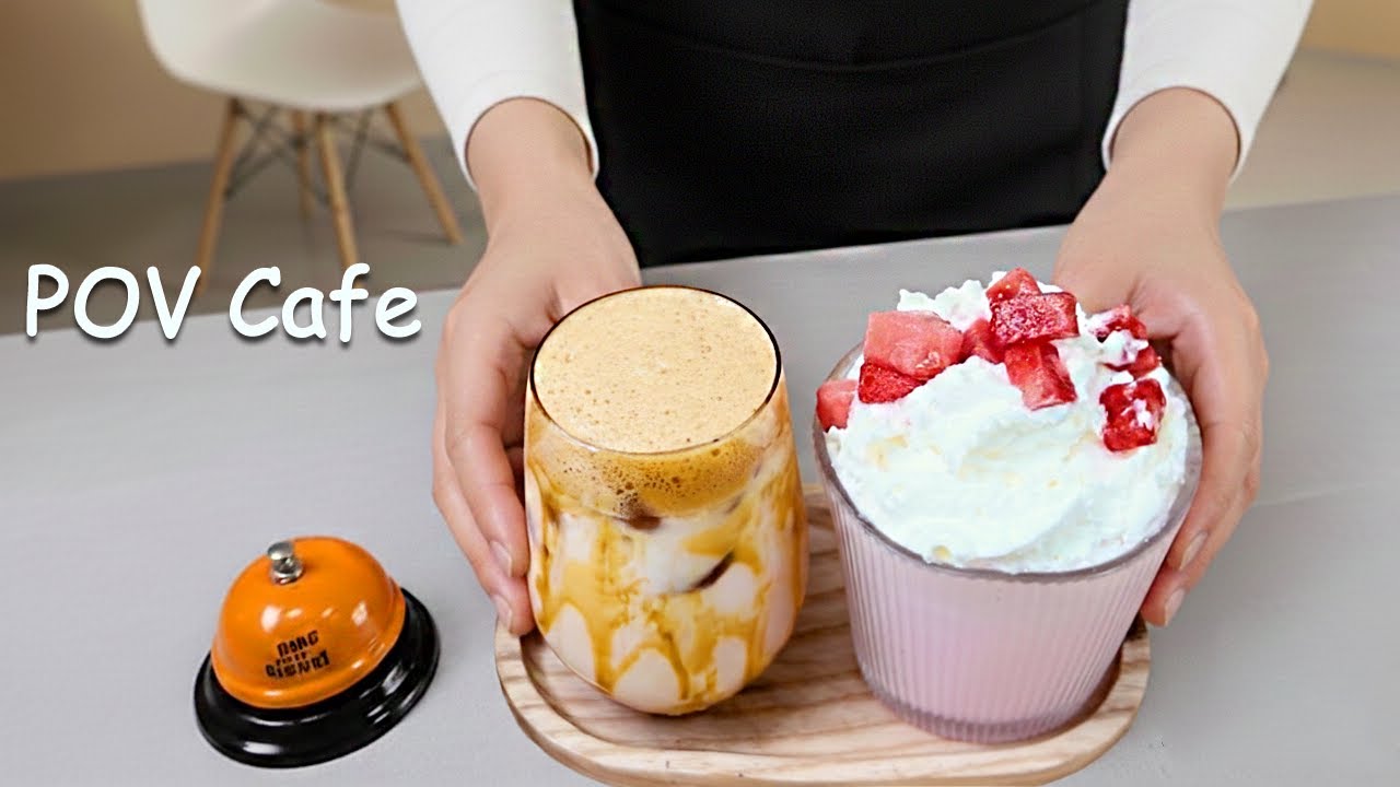 POV❄️Cozy Cafe Time - Soft Sounds & Relaxing Vibes/Cafe Vlog/ASMR