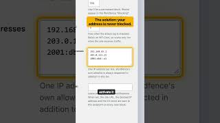 Afraid an automatic IP blocker locks you out of your own site It can't. #Shorts